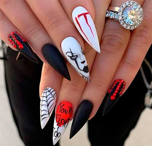 View Halloween Nails 2020 Long PNG
