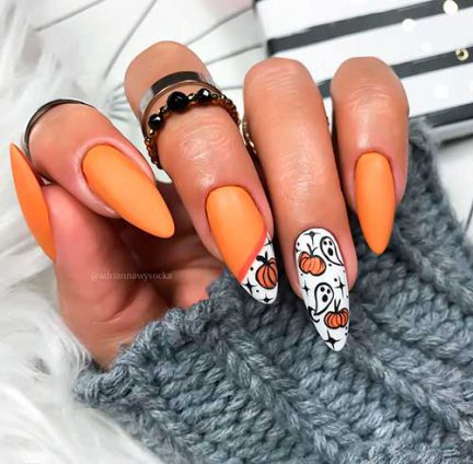 The Prettiest Autumn Orange Nails for Inspiration