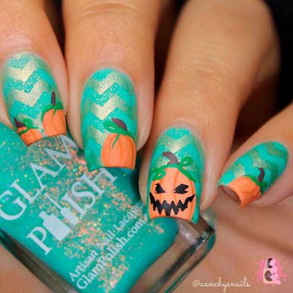 9 Creative Halloween Pumpkin Nails to Try This Season
