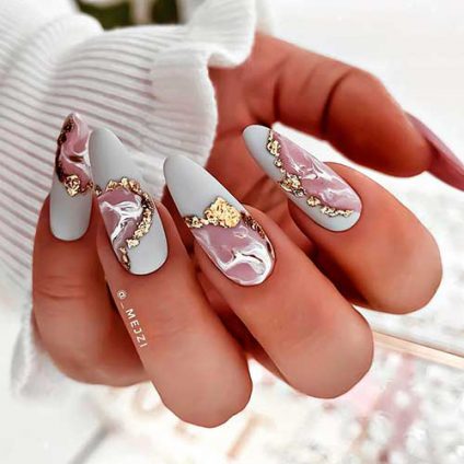 Fancy Marble Nails You Must Try in 2021 | Cute Manicure