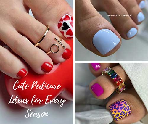 12 Modern and Simple Cute Pedicure Ideas for Every Season