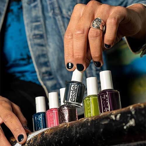 Essie Punk at Heart Collection for Fall 2024 features bold, edgy nail colors inspired by rebellious expression.